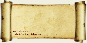 Danica Krneta vizit kartica